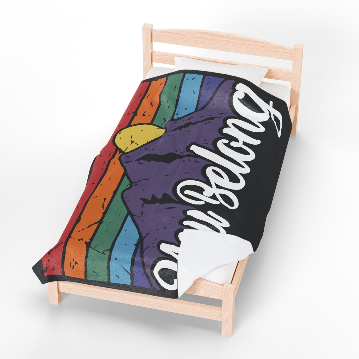 You Belong | Velveteen Plush Blanket