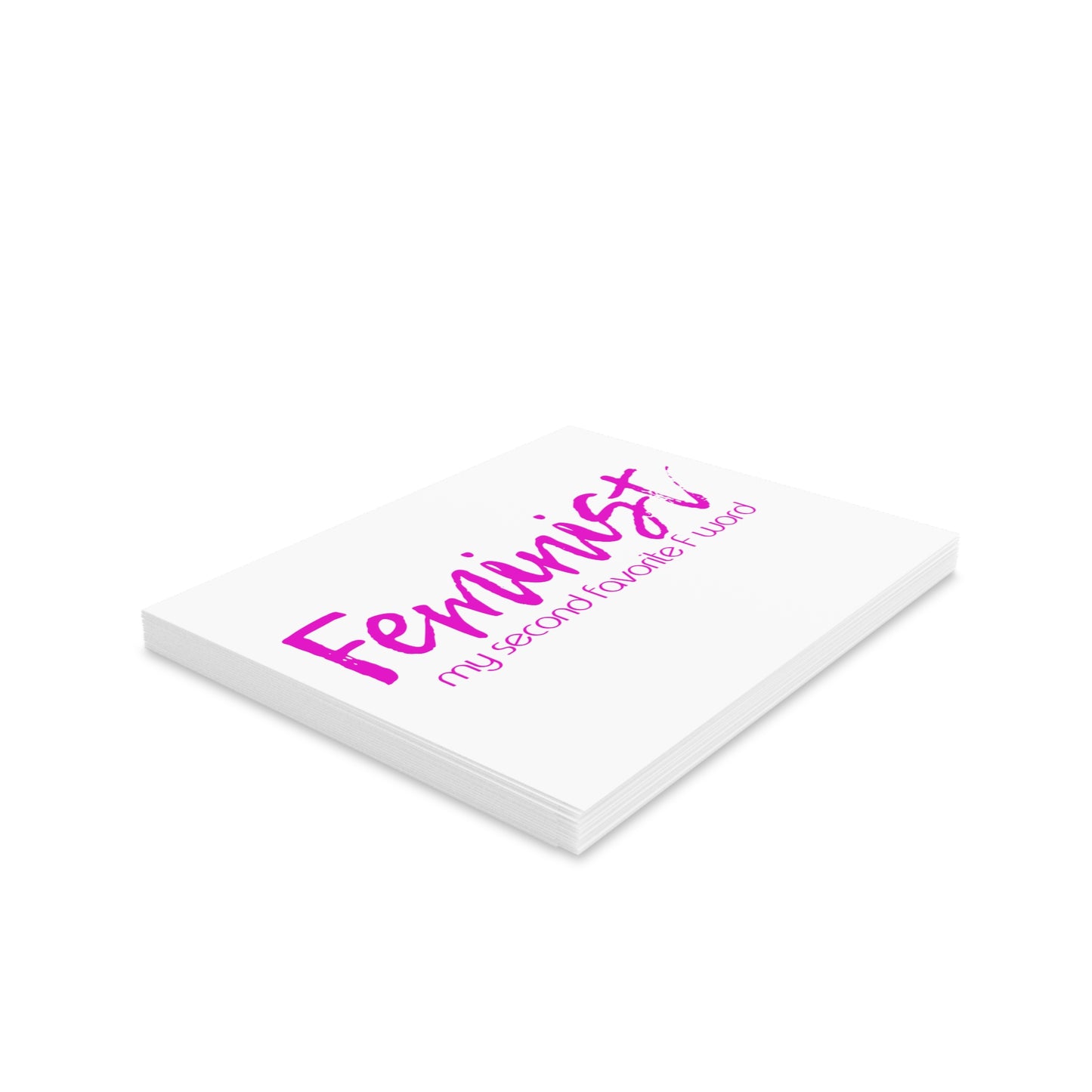 Feminist - Second Favorite F Word | Greeting Cards