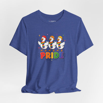PRIDE Flock Rainbow Geese | Adult Tee