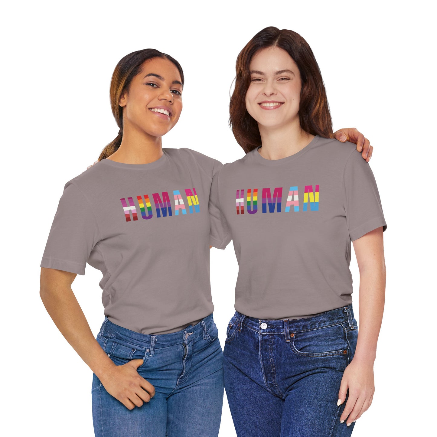 HUMAN Pride Flag - T-Shirt