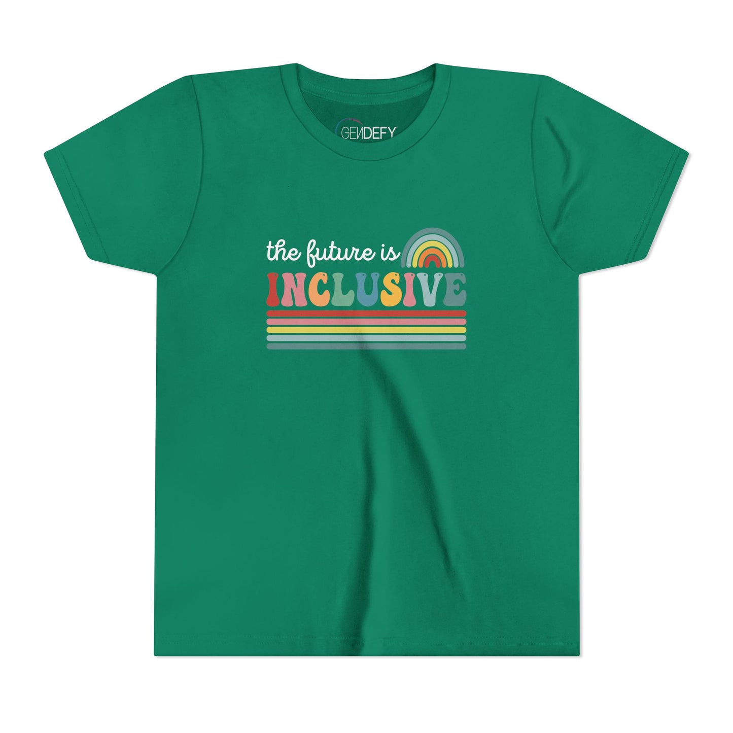 The Future Is Inclusive with Rainbow | Youth T-Shirt