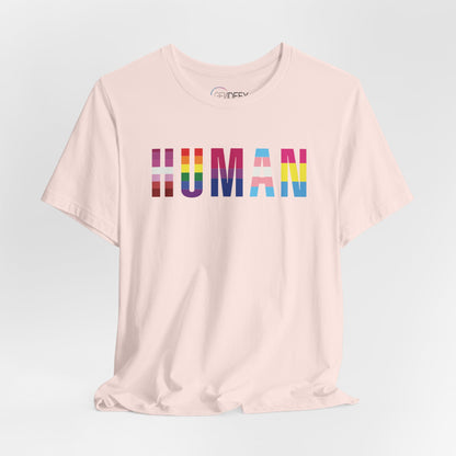 HUMAN Pride Flag - T-Shirt