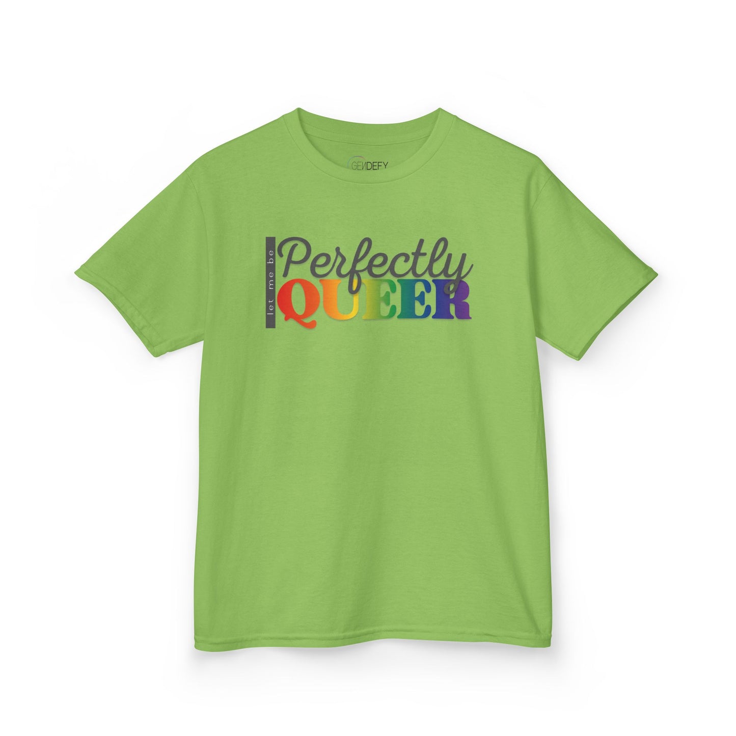 Let Me Be Perfectly Queer | Kids Heavy Cotton T-Shirt