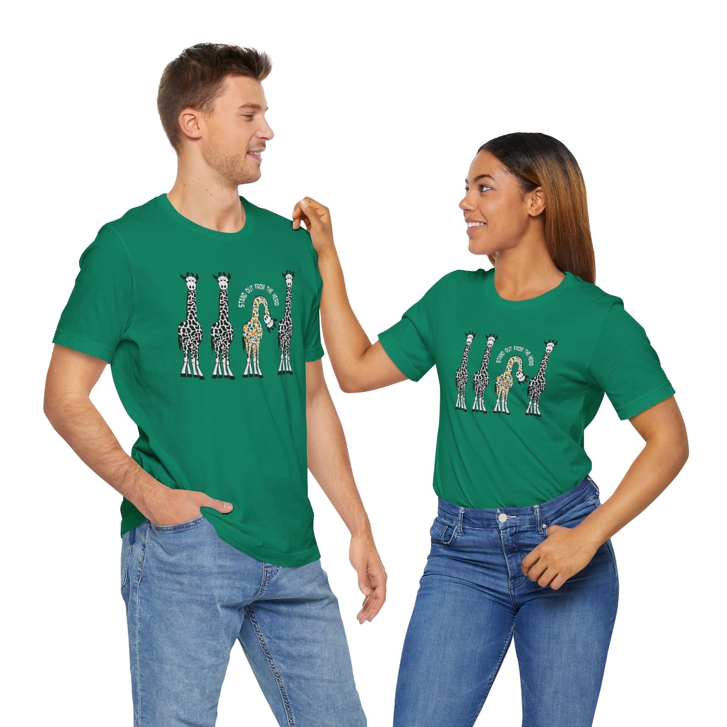 Giraffe - Stand Out From the Herd | Adult Tee