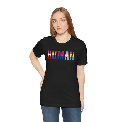HUMAN Pride Flag - T-Shirt