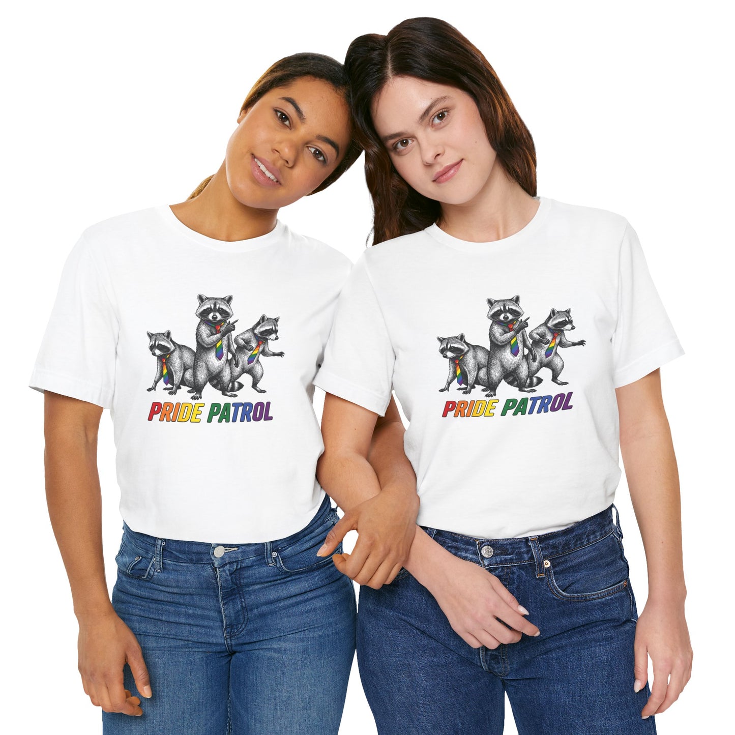 Rainbow Raccoon Pride Patrol — Adult Tee