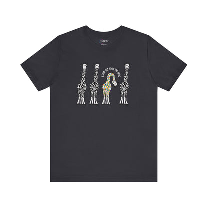 Giraffe - Stand Out From the Herd | Adult Tee