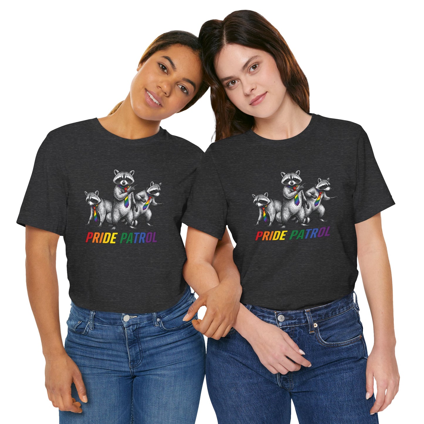 Rainbow Raccoon Pride Patrol — Adult Tee
