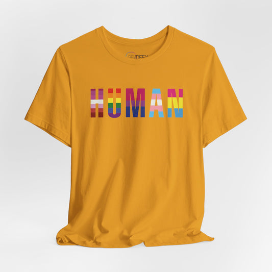 HUMAN Pride Flag - T-Shirt