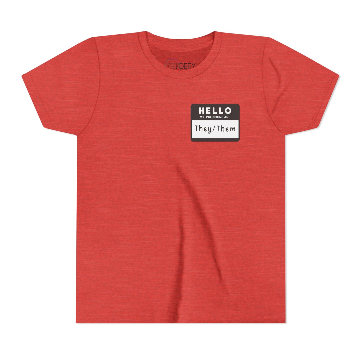 Hello, My Pronouns Are They/Them | Youth T-Shirt