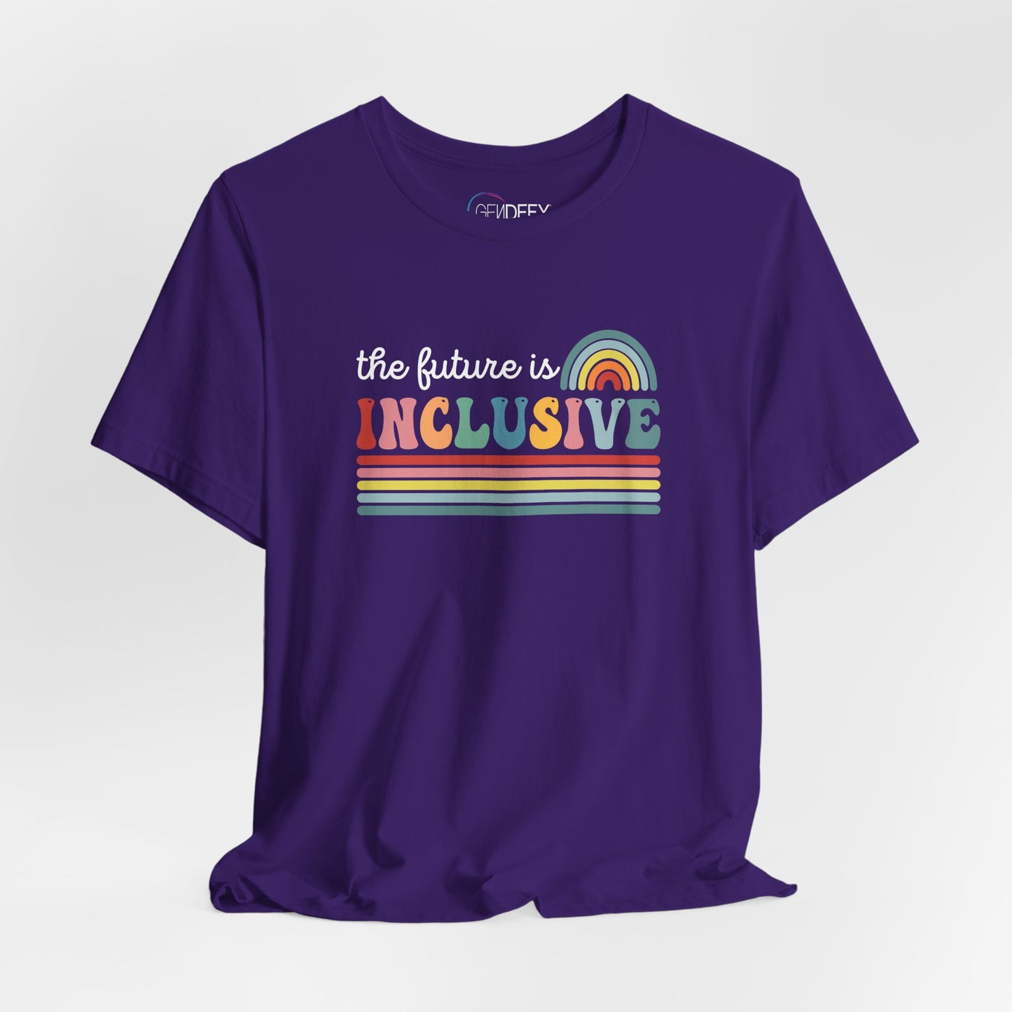 The Future Is Inclusive with Rainbow | Adult T-Shirt