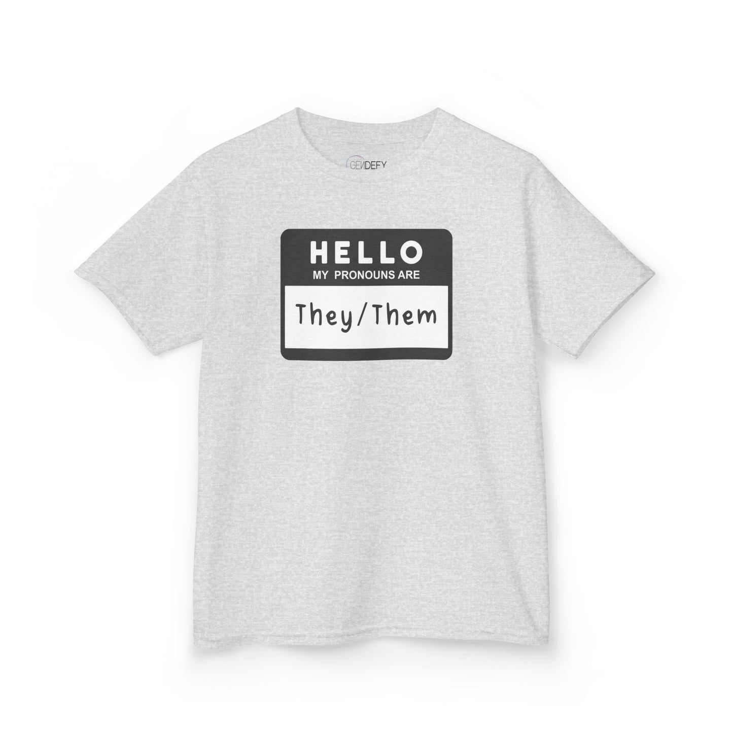 Hello, My Pronouns Are They/Them | Youth T-Shirt