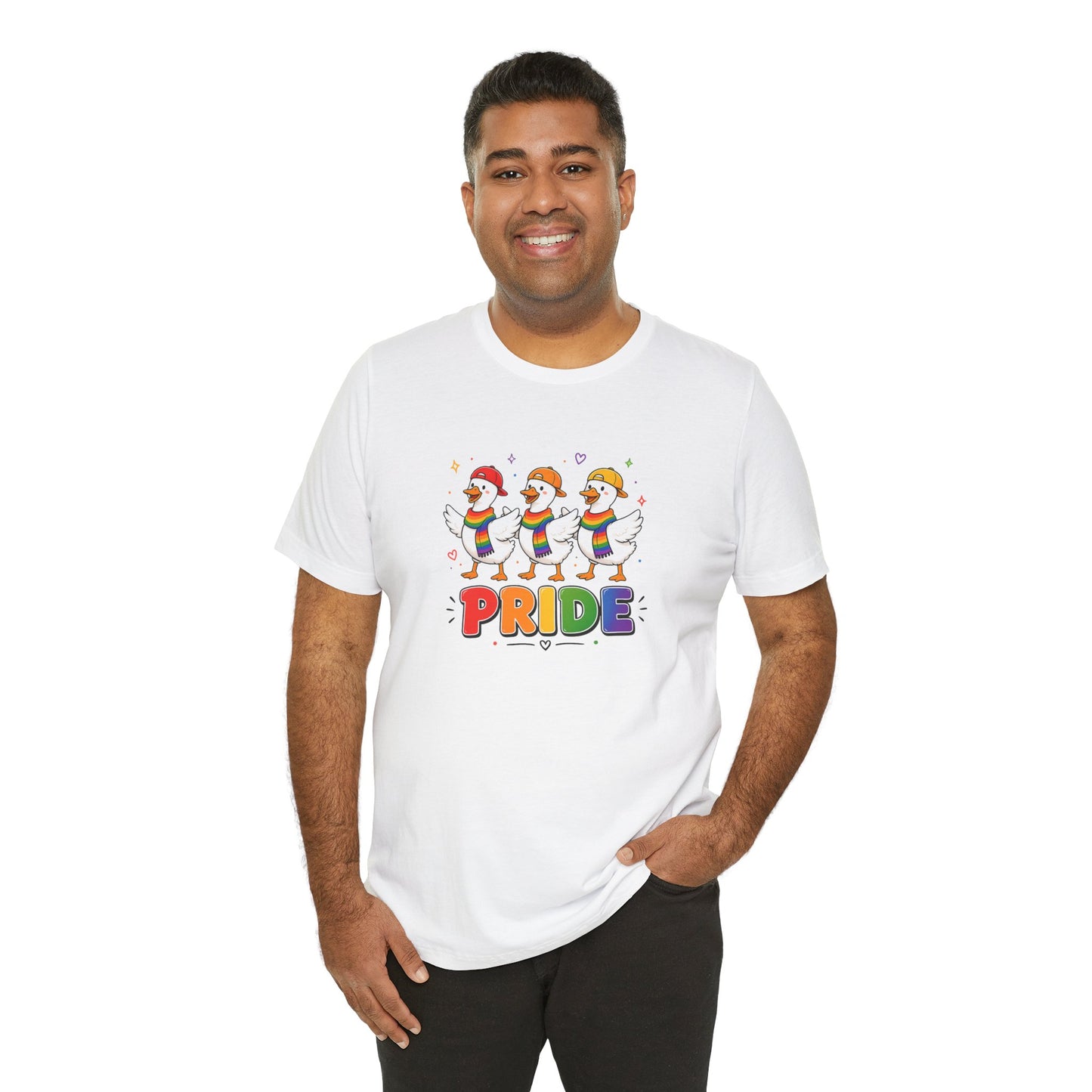 PRIDE Flock Rainbow Geese | Adult Tee