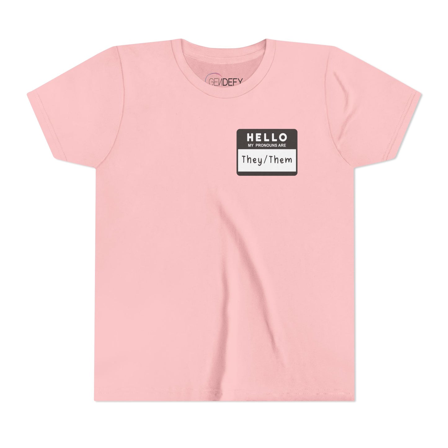 Hello, My Pronouns Are They/Them | Youth T-Shirt