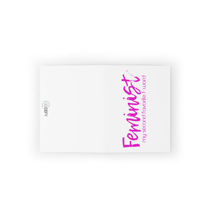Feminist - Second Favorite F Word | Greeting Cards
