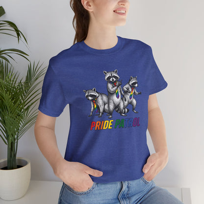 Rainbow Raccoon Pride Patrol — Adult Tee