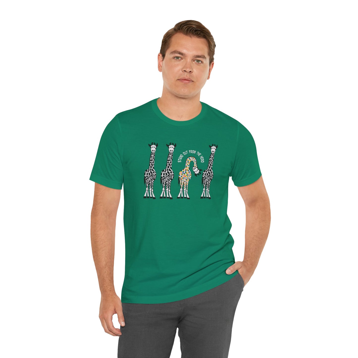 Giraffe - Stand Out From the Herd | Adult Tee