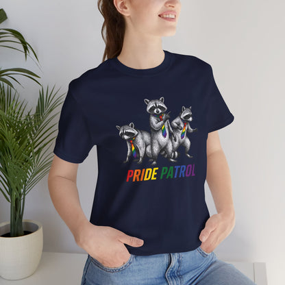 Rainbow Raccoon Pride Patrol — Adult Tee