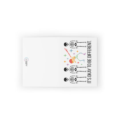 Dancing Skeletons - It's Ok To Be Different | Greeting Cards
