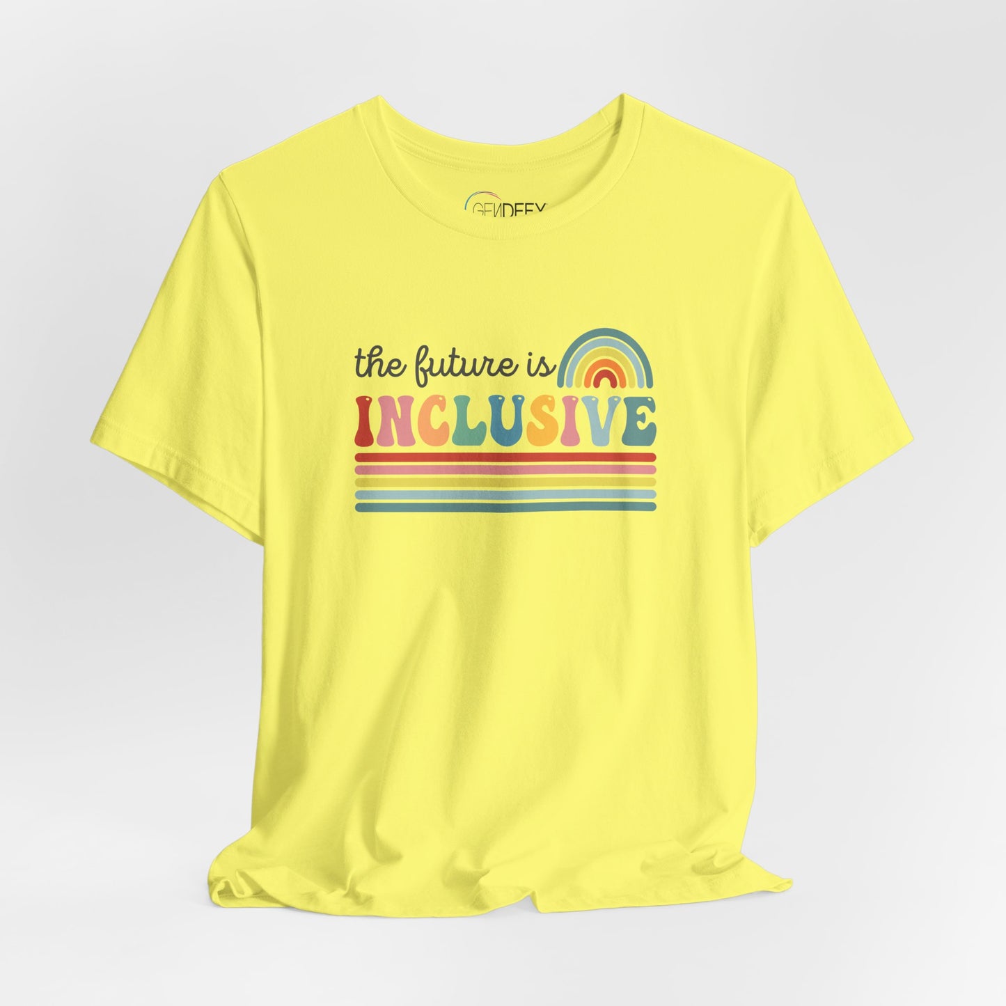 The Future Is Inclusive with Rainbow | Adult T-Shirt