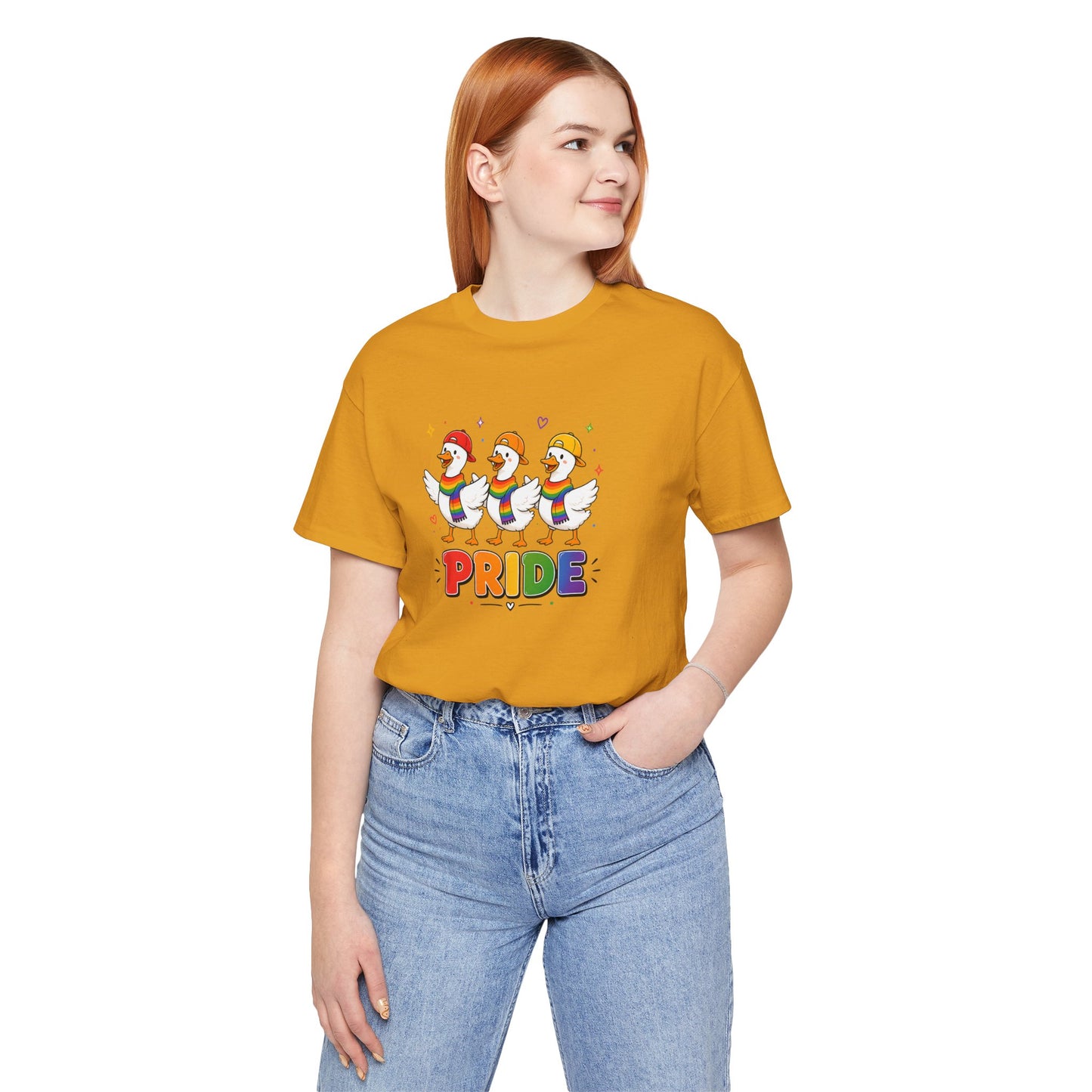 PRIDE Flock Rainbow Geese | Adult Tee