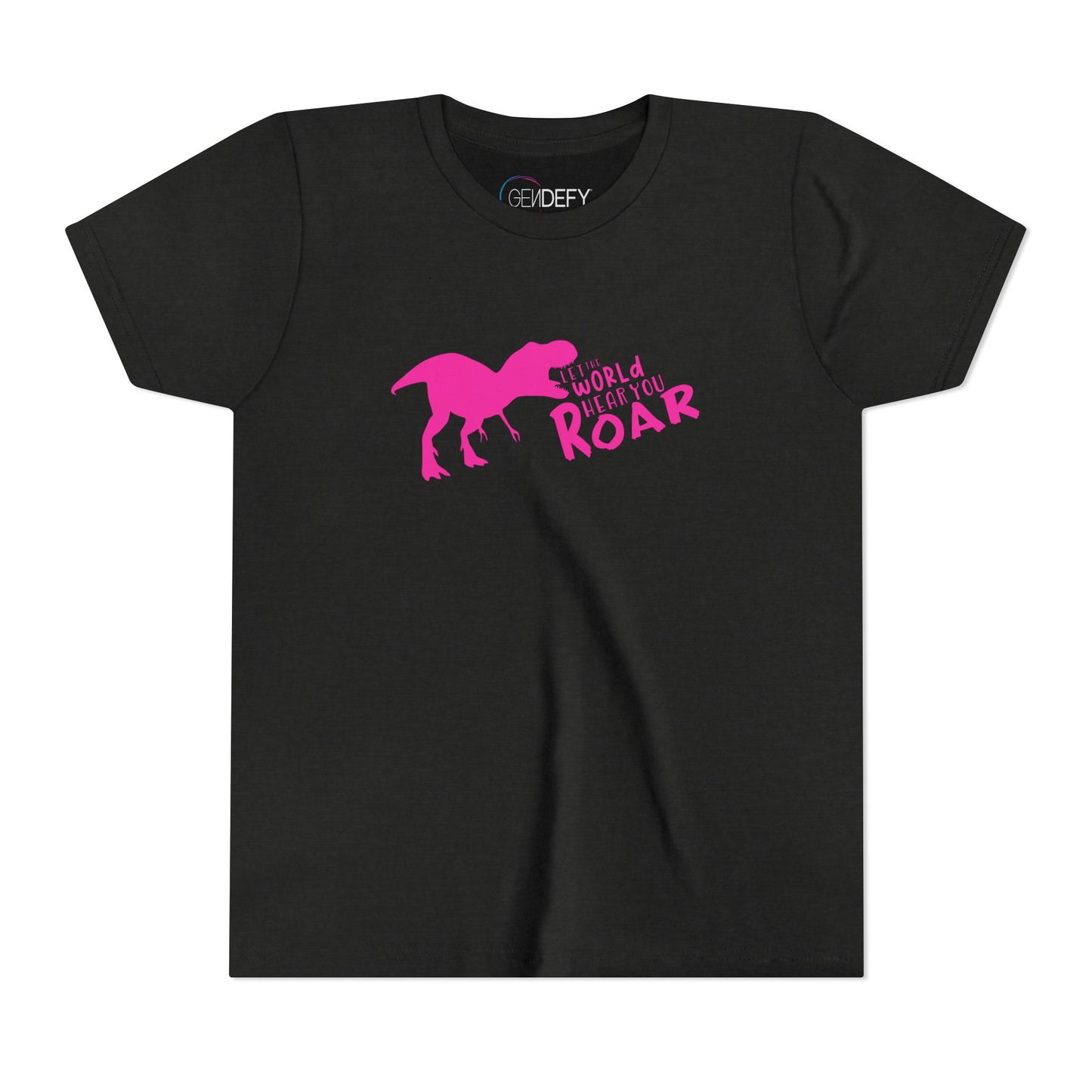 Let the World Hear You Roar Dinosaur | Youth T-Shirt
