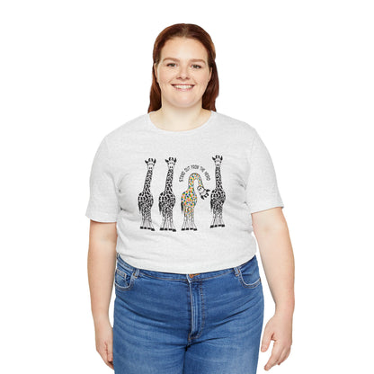 Giraffe - Stand Out From the Herd | Adult Tee