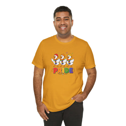 PRIDE Flock Rainbow Geese | Adult Tee