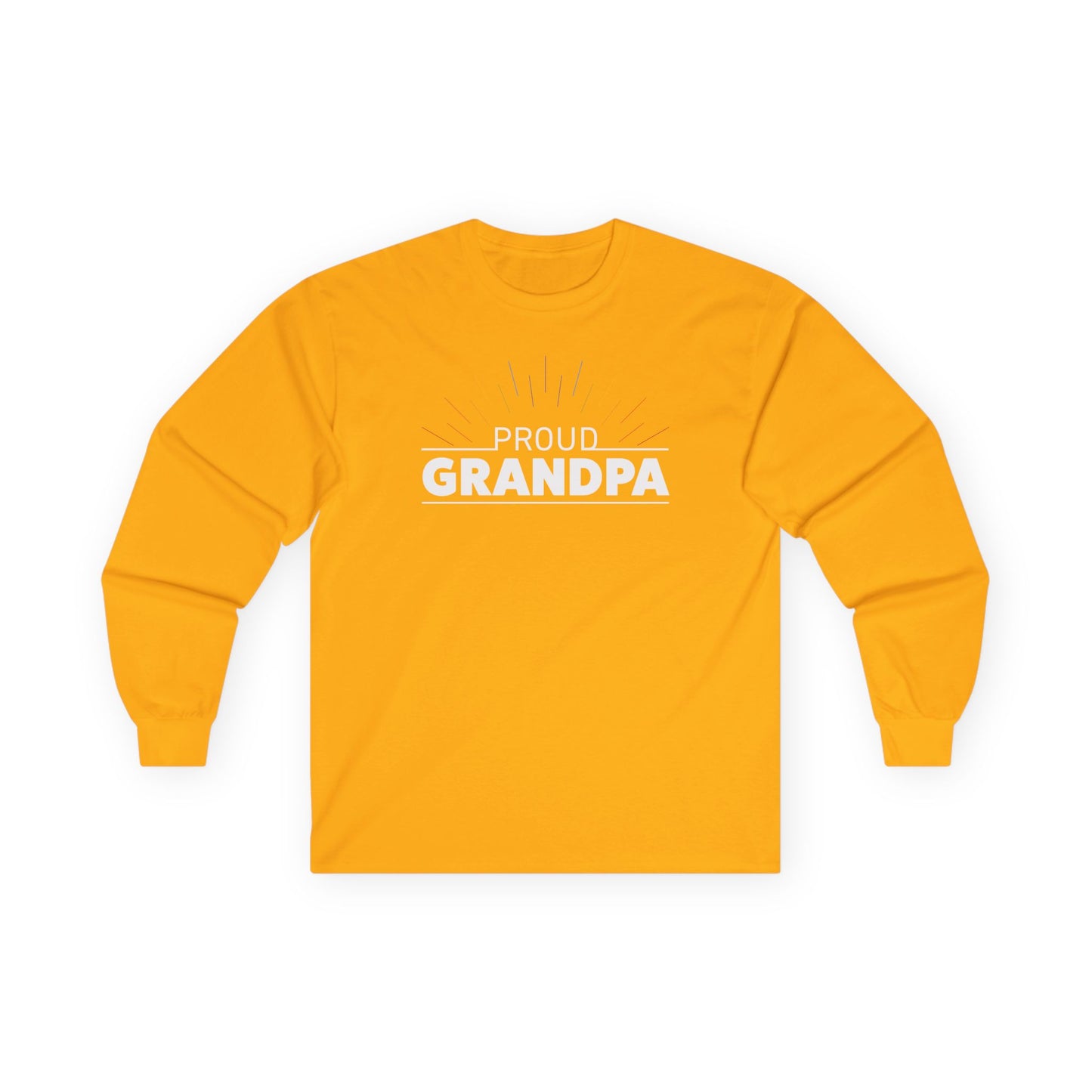 Proud Grandpa Long Sleeve Tee - Unisex Ultra Cotton Shirt for Father's Day