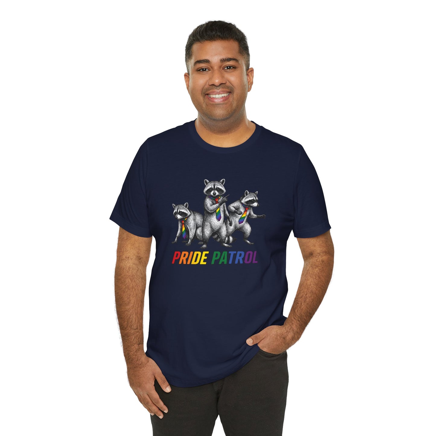 Rainbow Raccoon Pride Patrol — Adult Tee