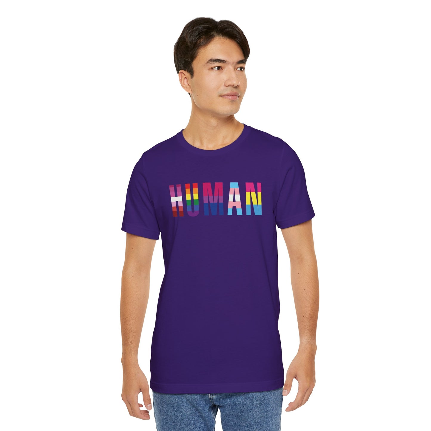 HUMAN Pride Flag - T-Shirt