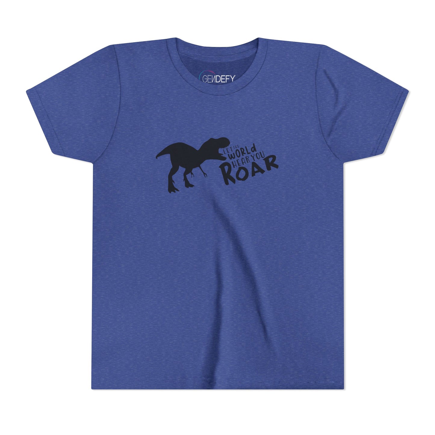 Let the World Hear You Roar Dinosaur | Youth T-Shirt