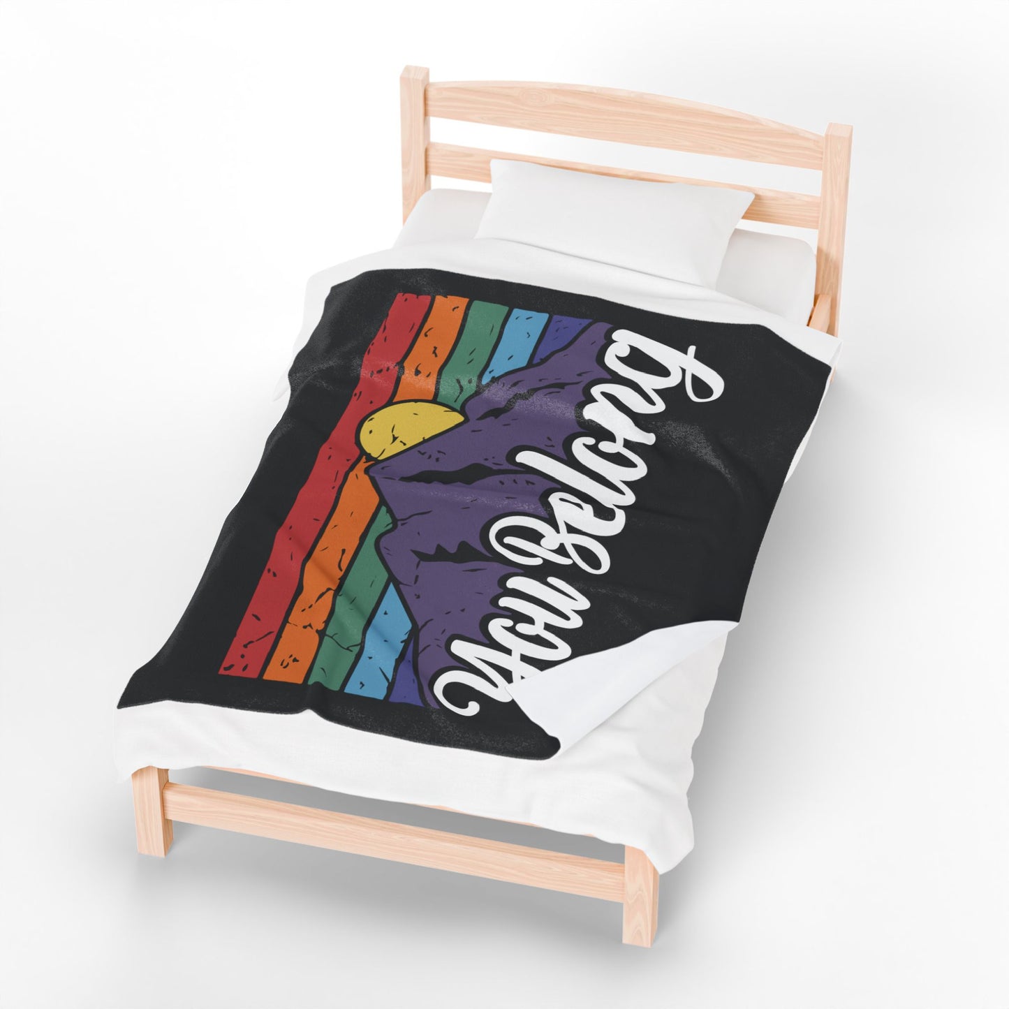You Belong | Velveteen Plush Blanket