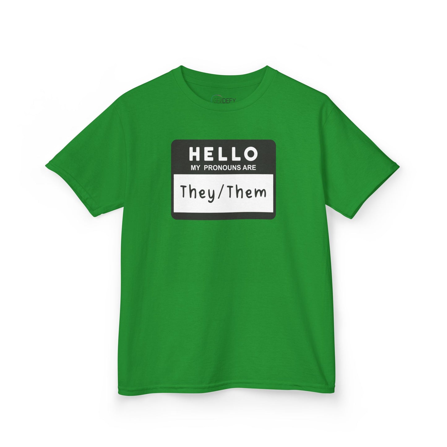 Hello, My Pronouns Are They/Them | Youth T-Shirt