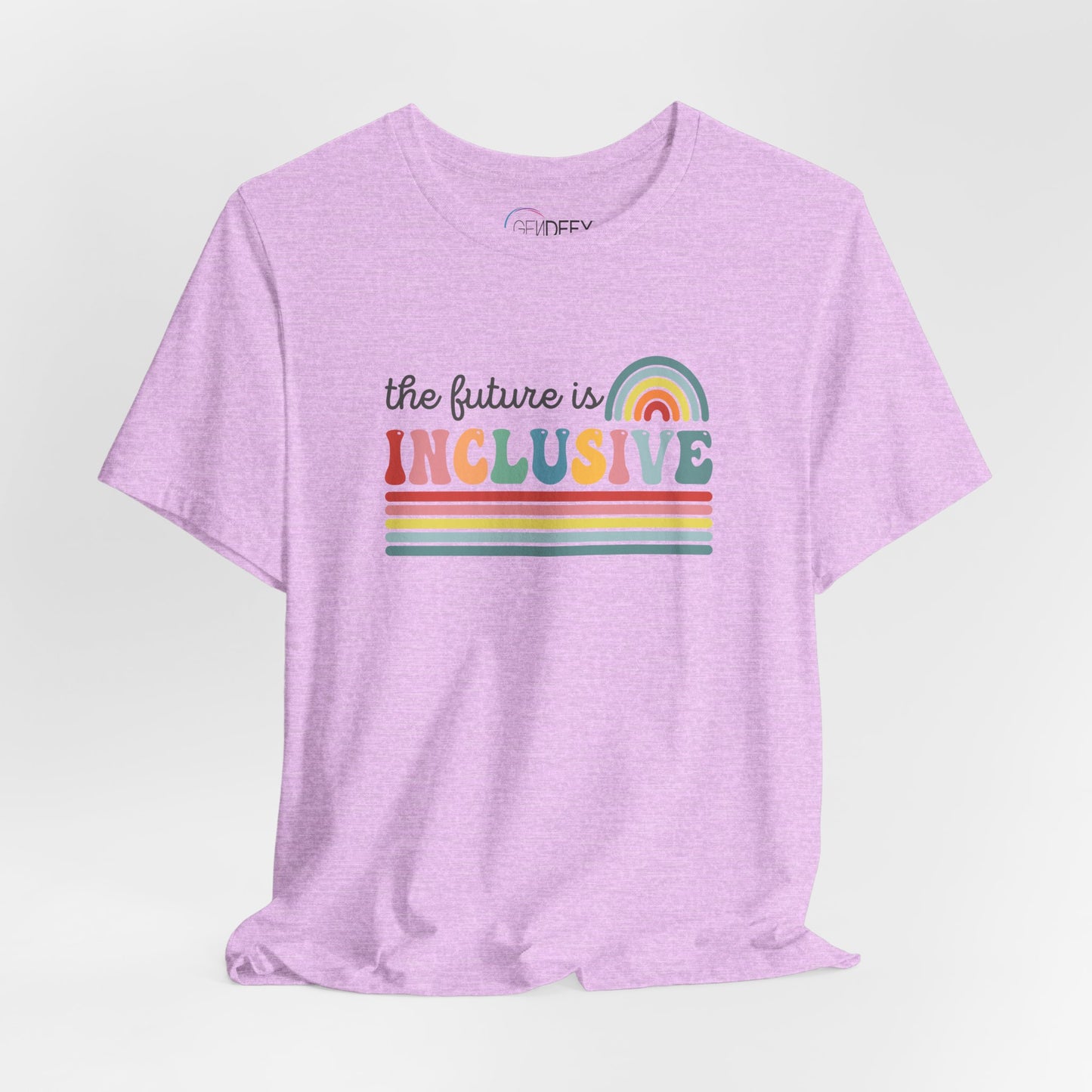The Future Is Inclusive with Rainbow | Adult T-Shirt