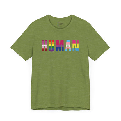 HUMAN Pride Flag - T-Shirt