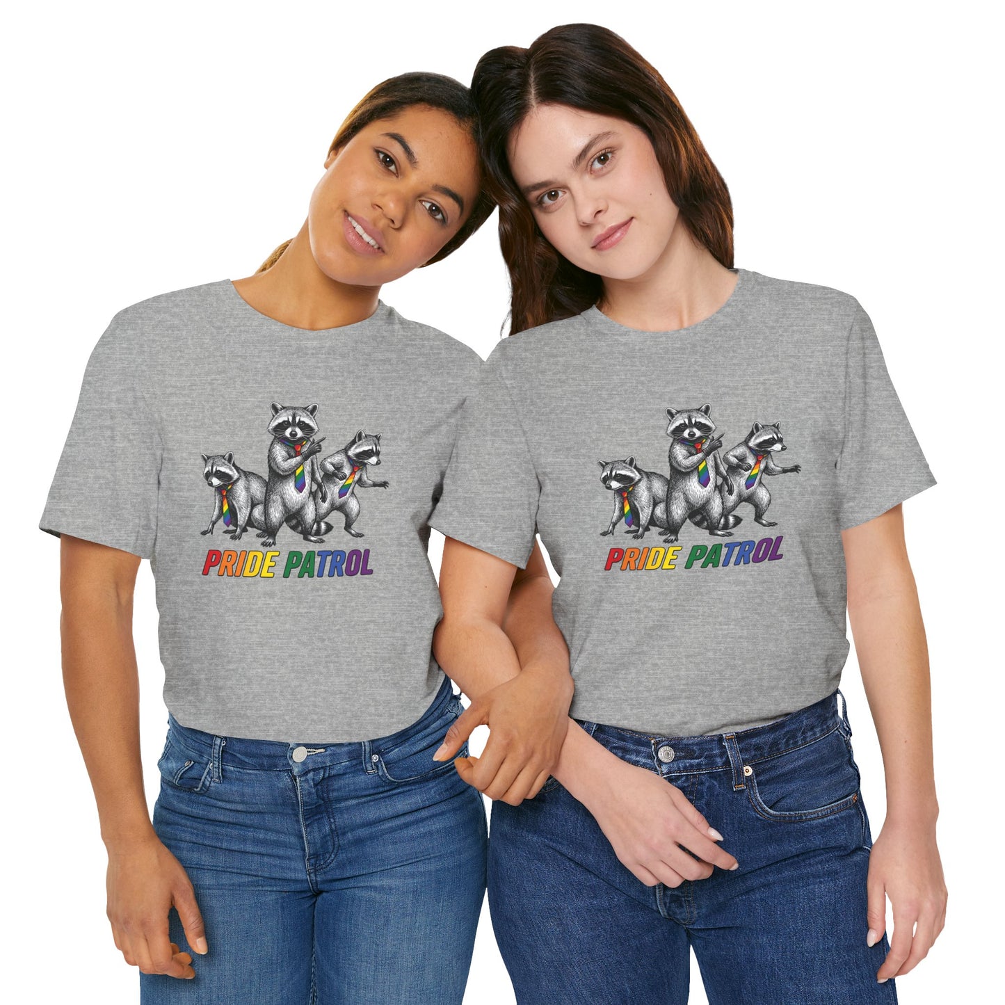 Rainbow Raccoon Pride Patrol — Adult Tee