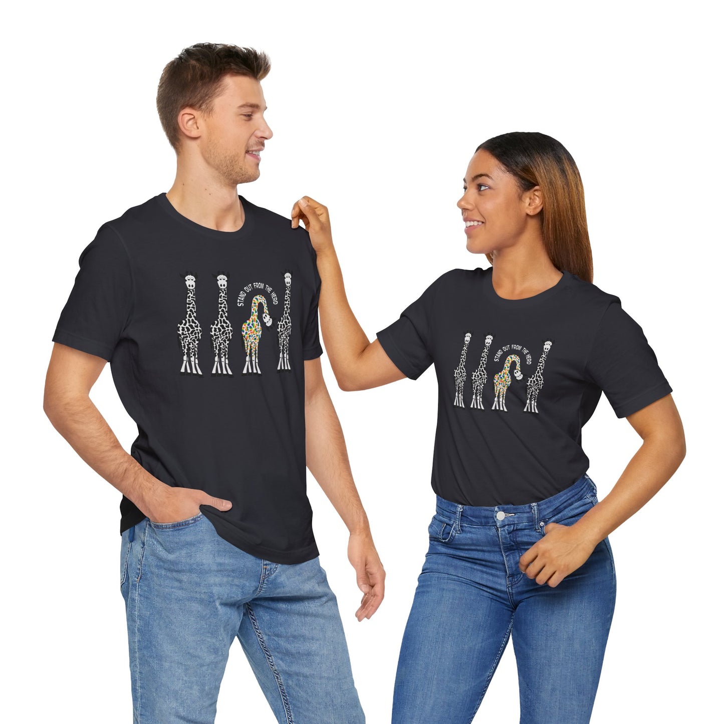 Giraffe - Stand Out From the Herd | Adult Tee