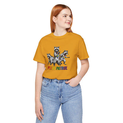 Rainbow Raccoon Pride Patrol — Adult Tee