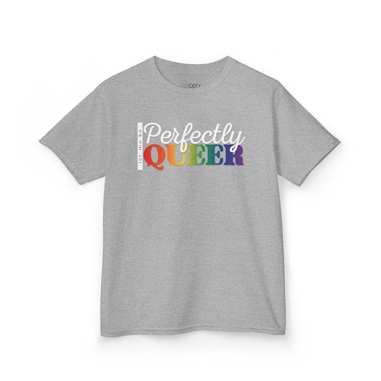 Let Me Be Perfectly Queer | Kids Heavy Cotton T-Shirt