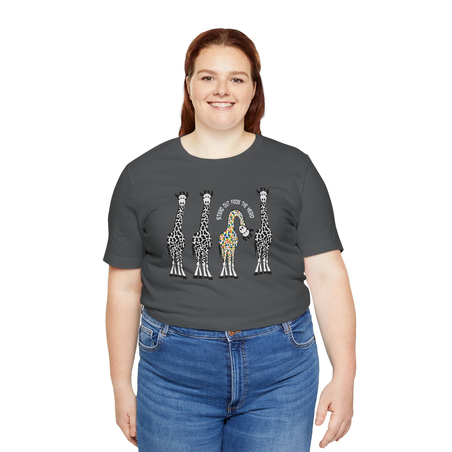 Giraffe - Stand Out From the Herd | Adult Tee