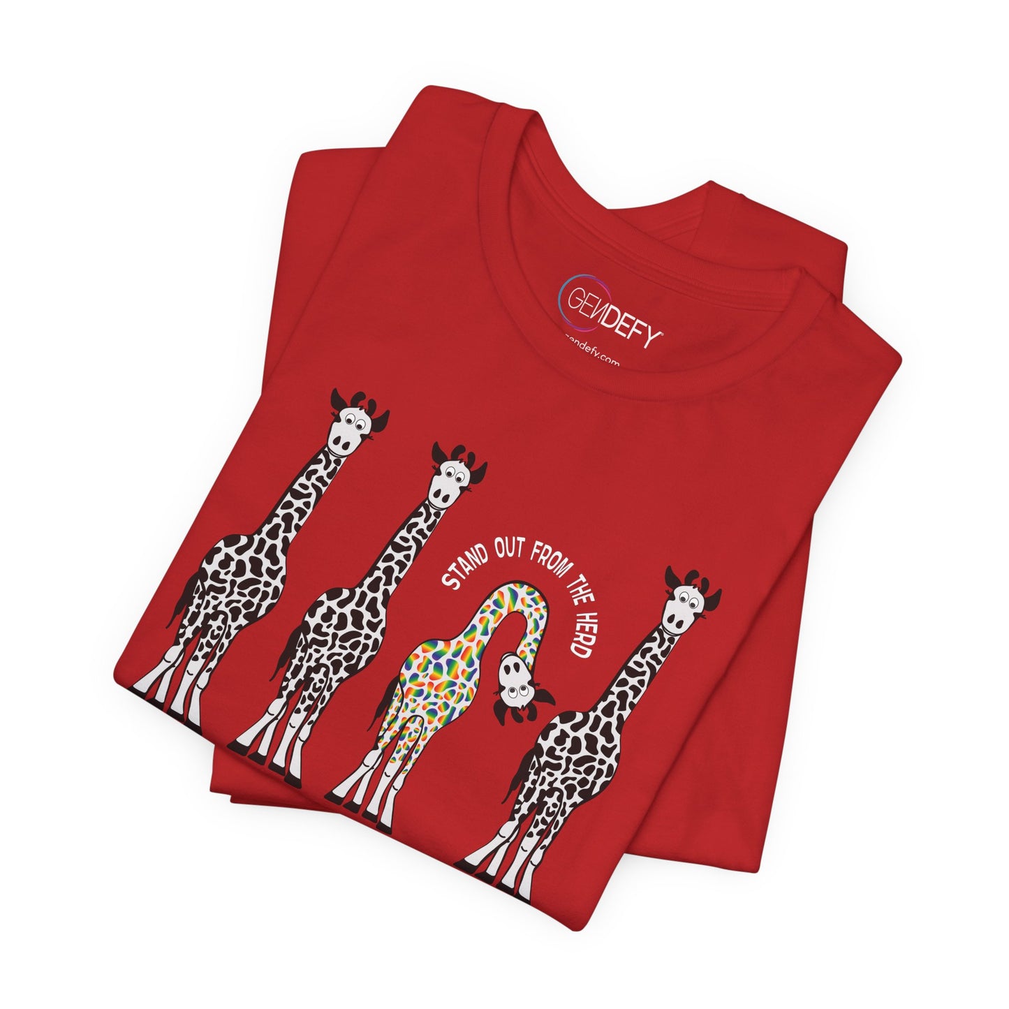 Giraffe - Stand Out From the Herd | Adult Tee
