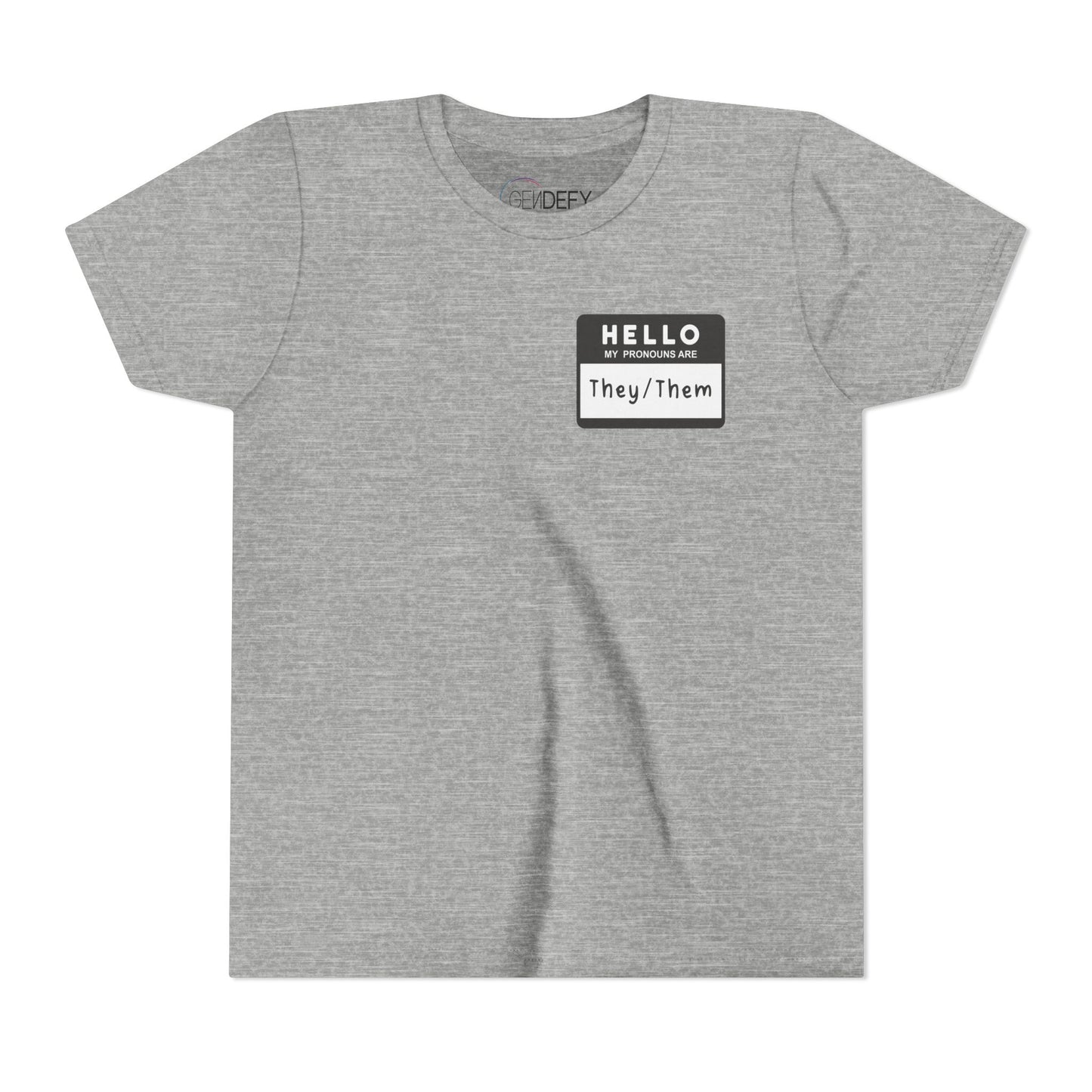 Hello, My Pronouns Are They/Them | Youth T-Shirt