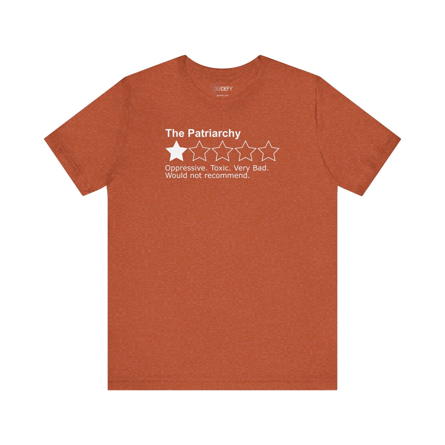 Patriarchy – 1 Star | Adult Tee