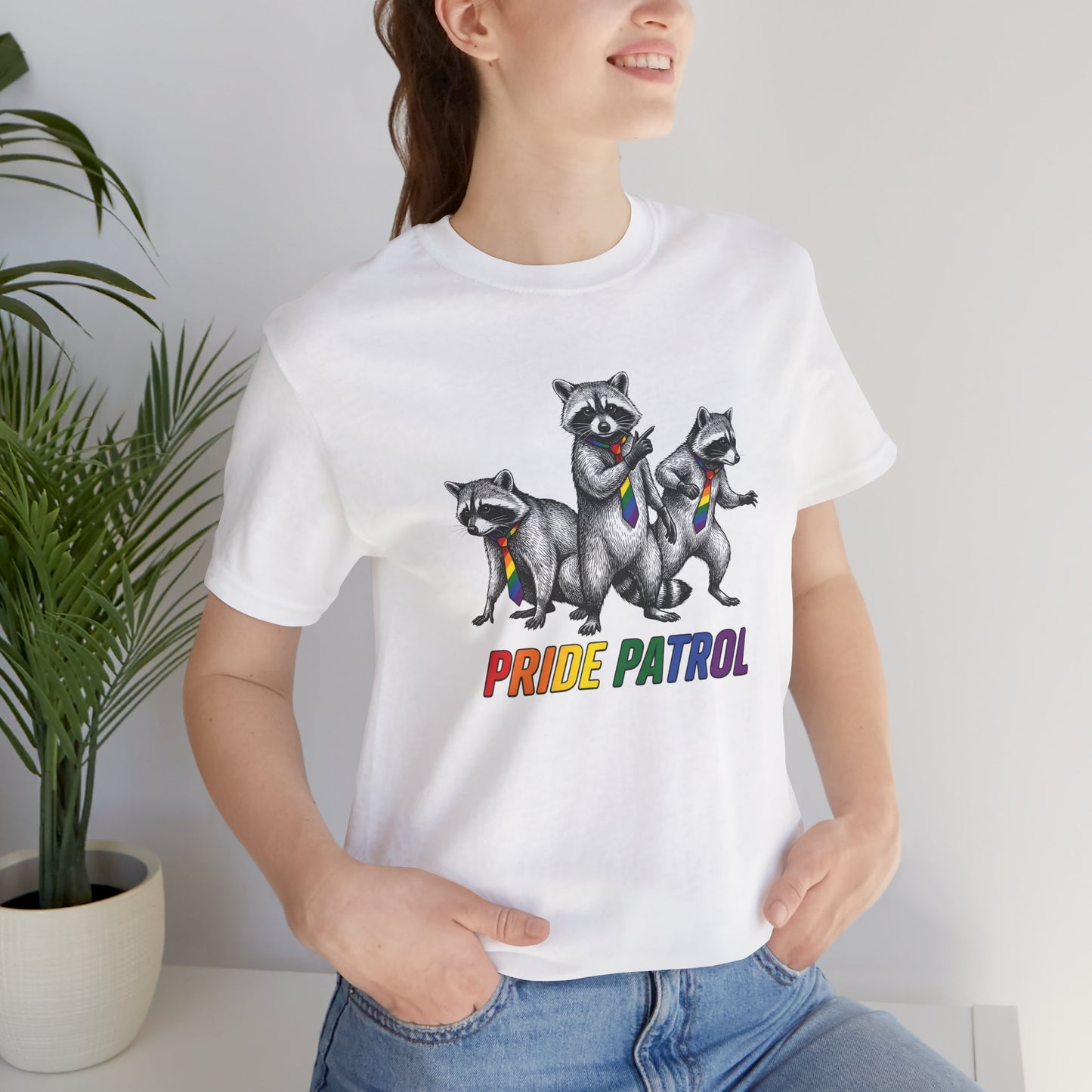 Rainbow Raccoon Pride Patrol — Adult Tee