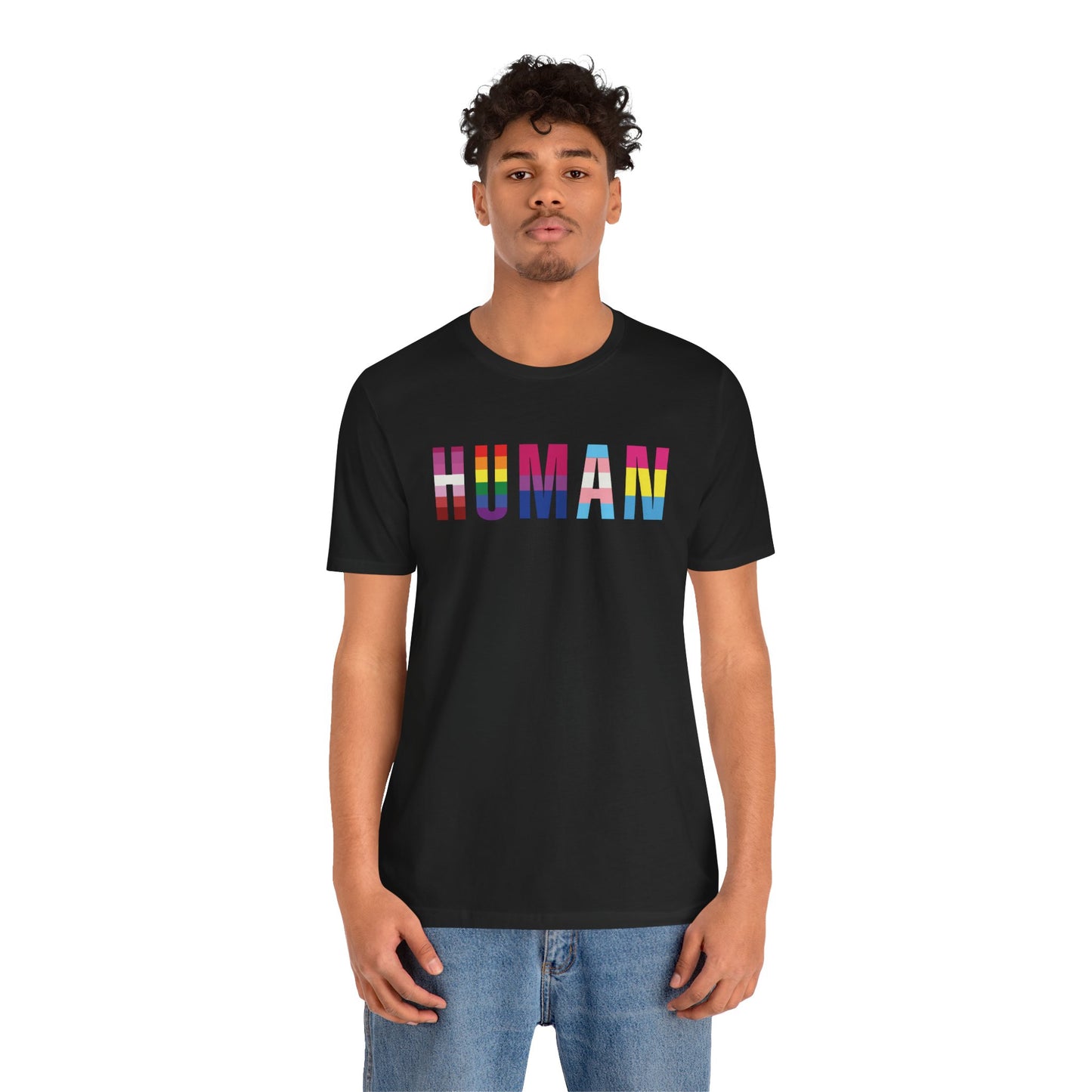 HUMAN Pride Flag - T-Shirt