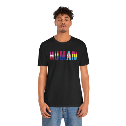 HUMAN Pride Flag - T-Shirt