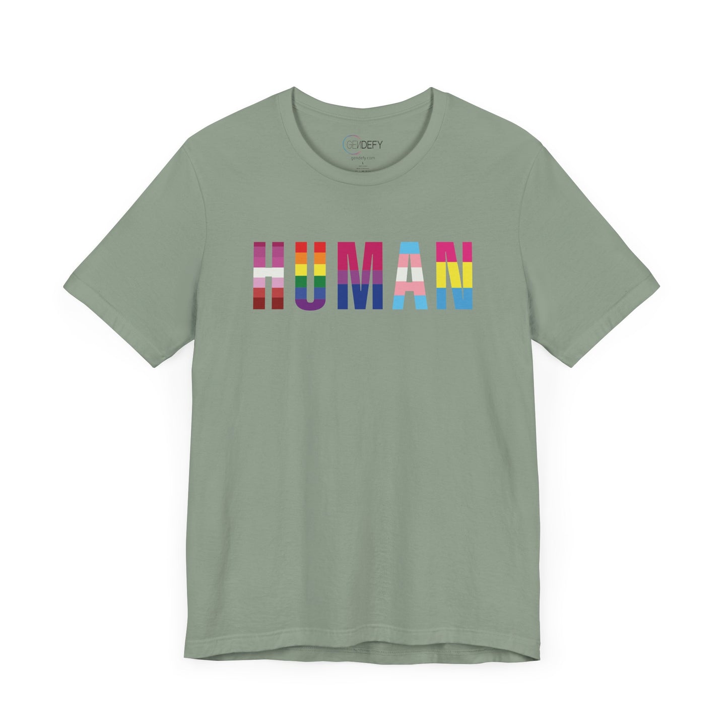 HUMAN Pride Flag - T-Shirt