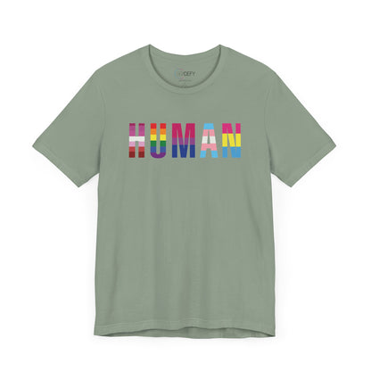 HUMAN Pride Flag - T-Shirt