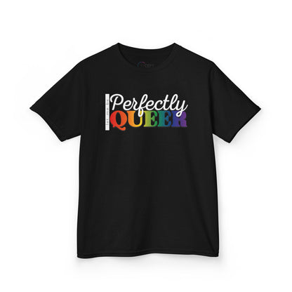 Let Me Be Perfectly Queer | Kids Heavy Cotton T-Shirt